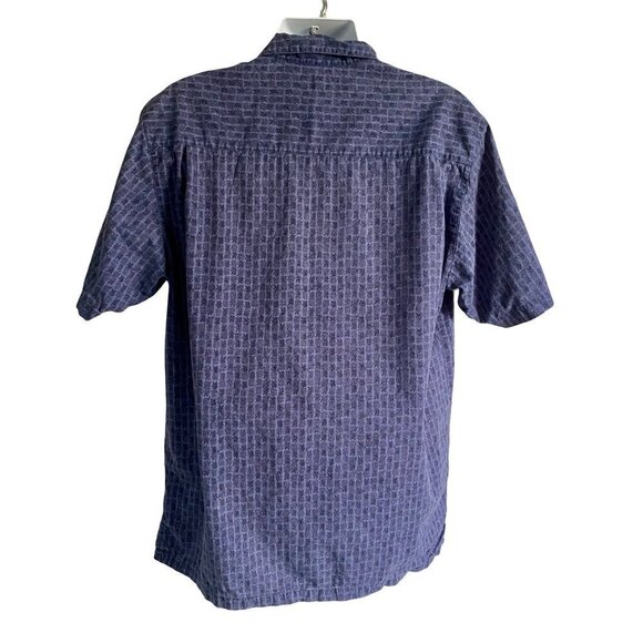 L2 Casual Cotton Short Sleeve Button Down Shirt Mens Large - Picture 3 of 9